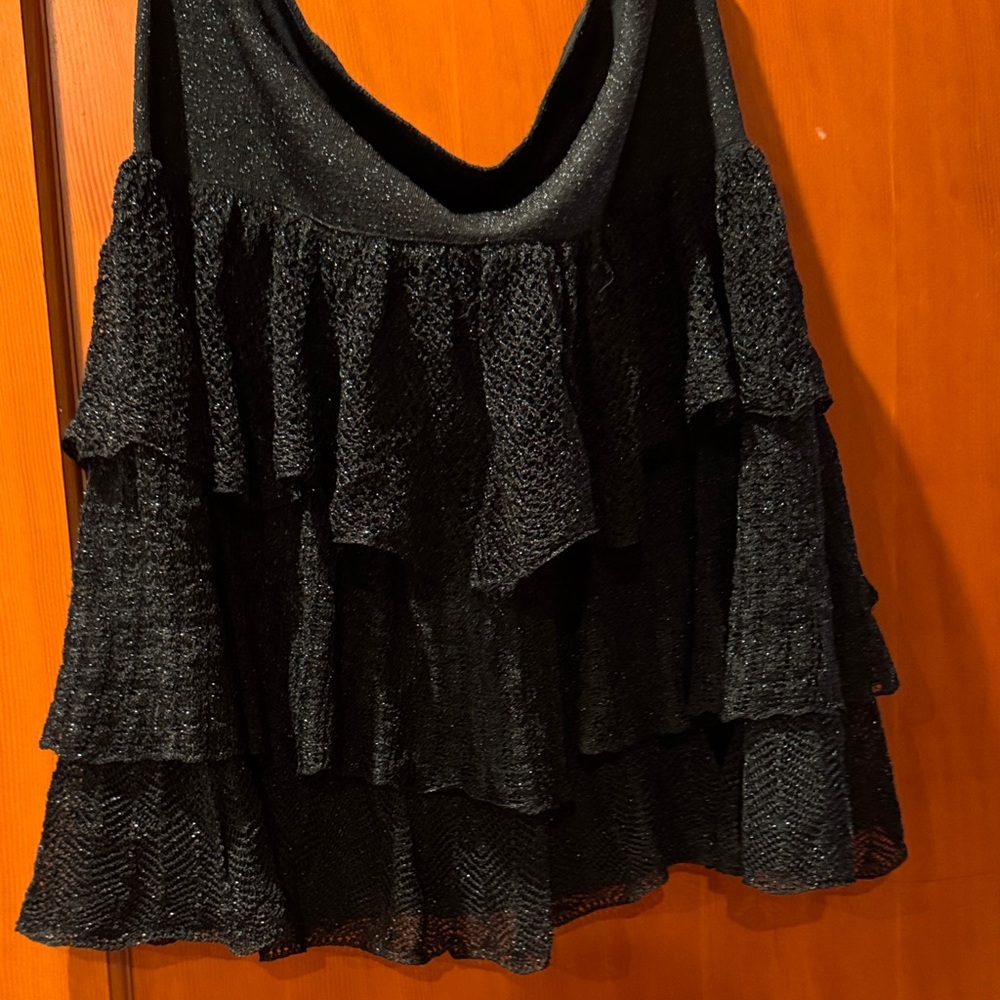 Ralph Lauren’s Rugby Black Layered Women's skirt